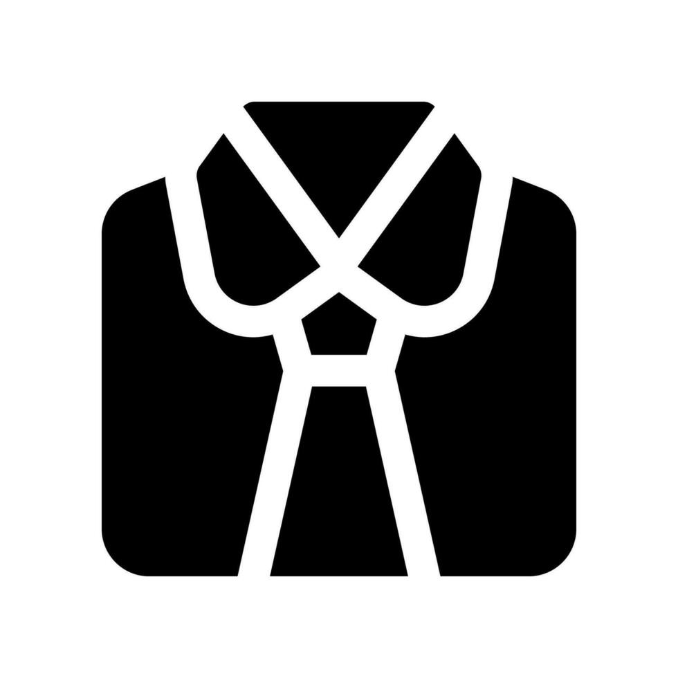 suit glyph icon. vector icon for your website, mobile, presentation, and logo design.
