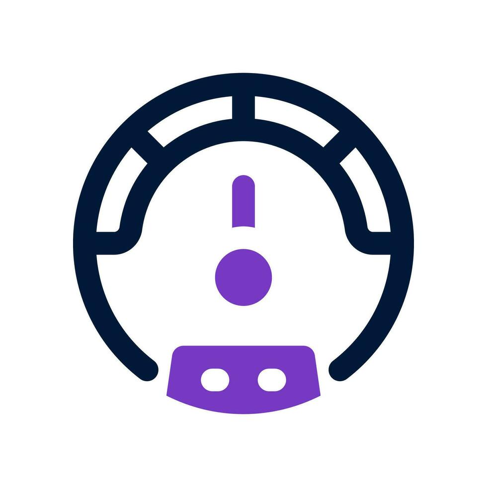 speedometer duo tone icon. vector icon for your website, mobile, presentation, and logo design.