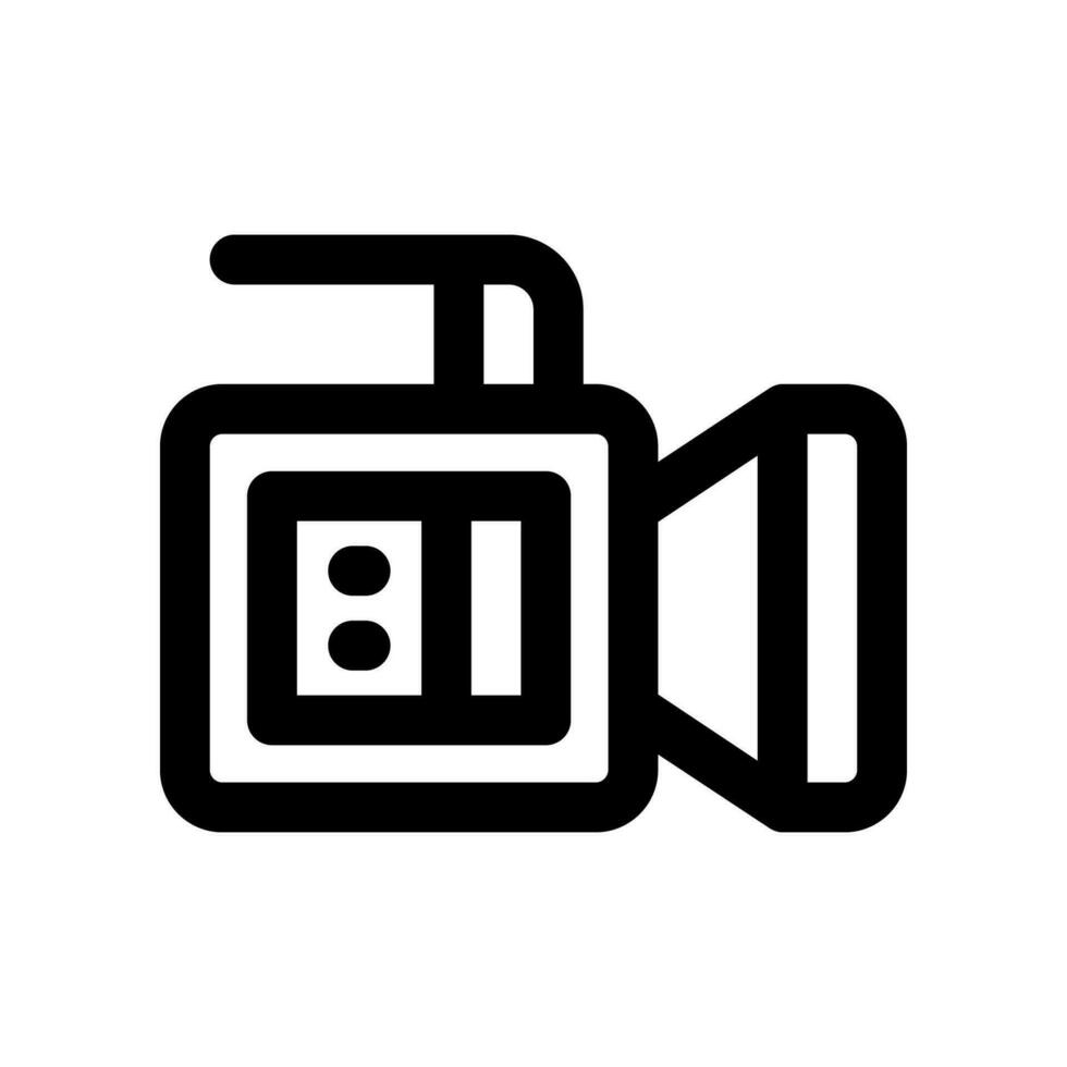 video camera icon. vector icon for your website, mobile, presentation, and logo design.
