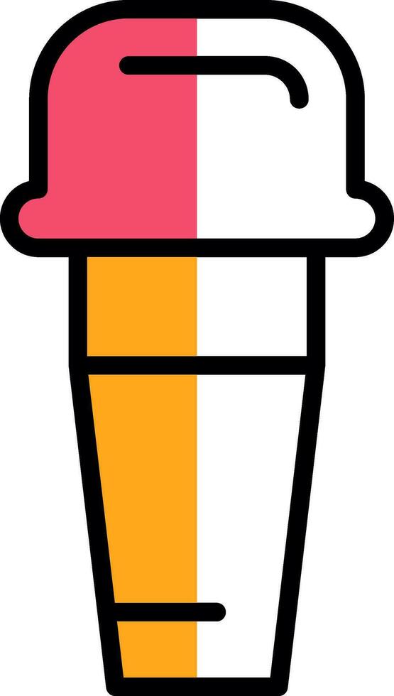 Ice Cream Vector Icon Design
