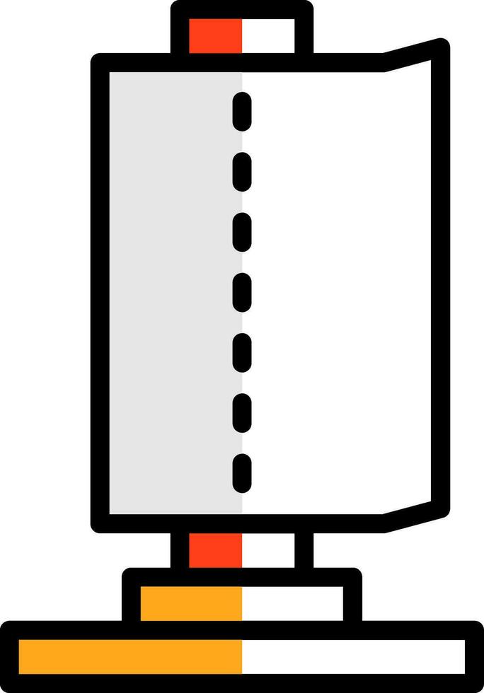 Paper Towel Vector Icon Design