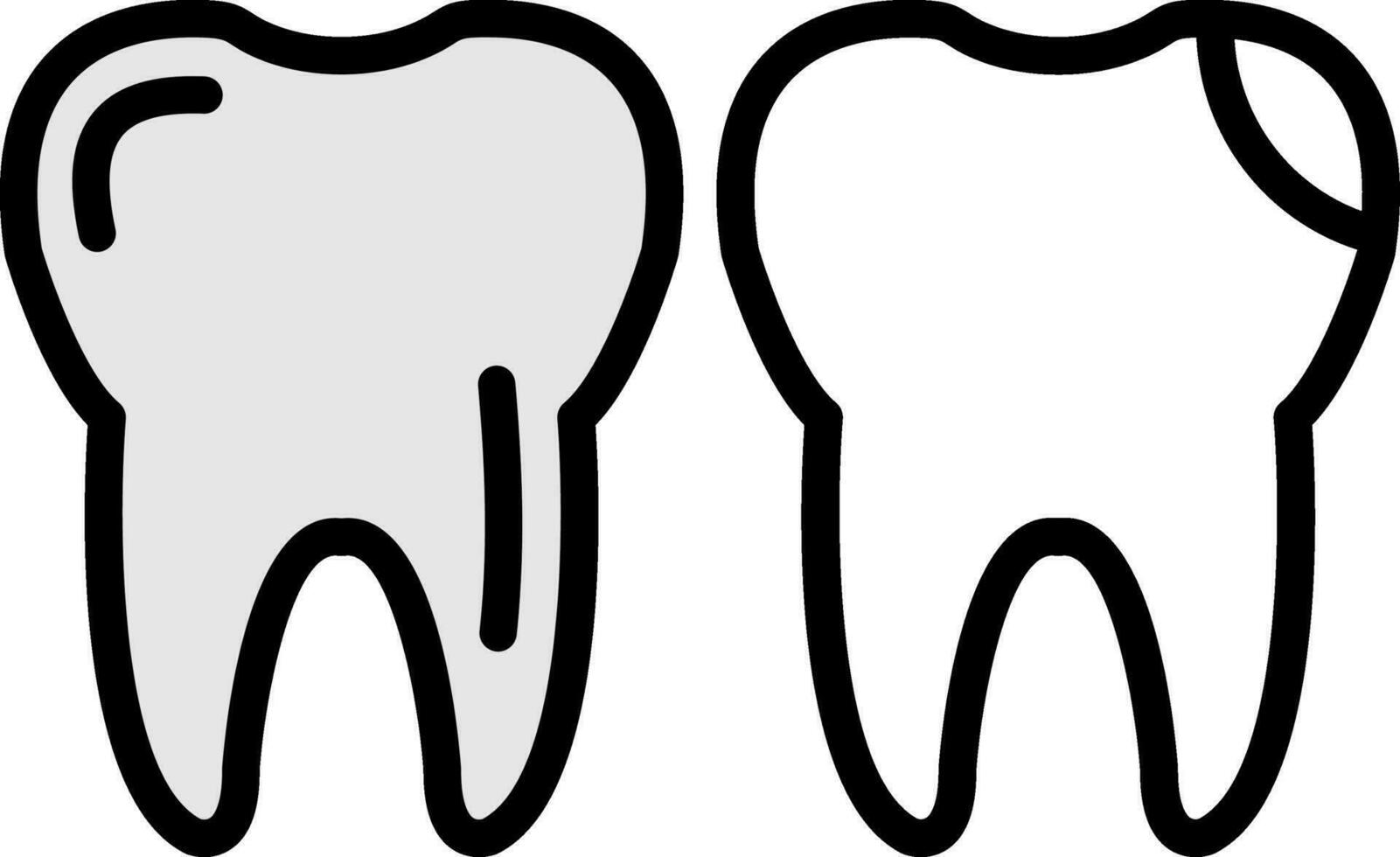 Tooth Vector Icon Design