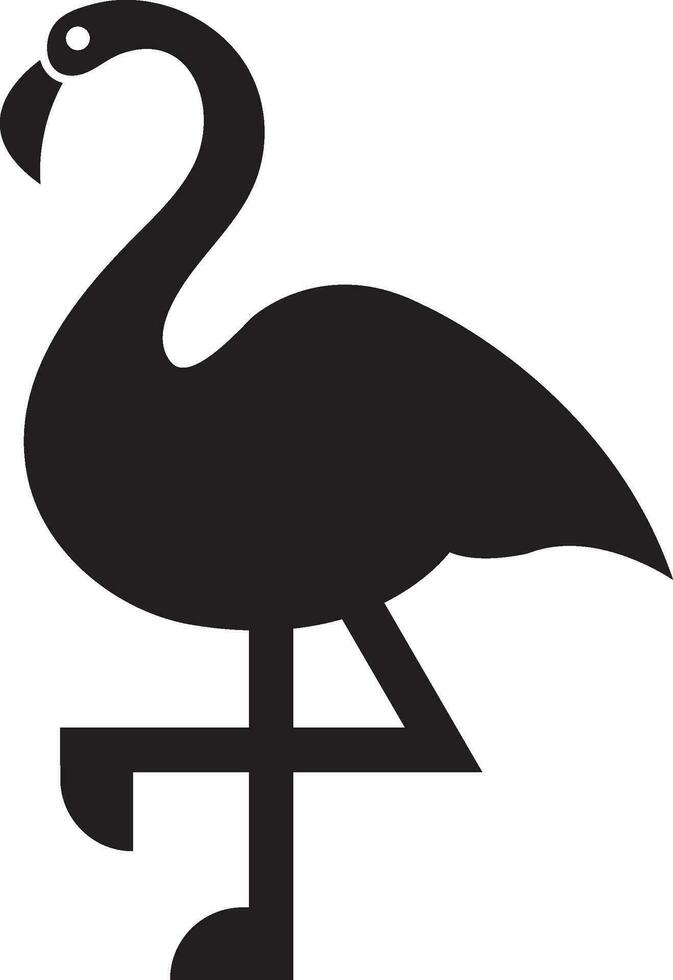 Flamingo bird icon vector