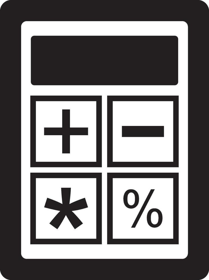 Calculator icon Vector illustration