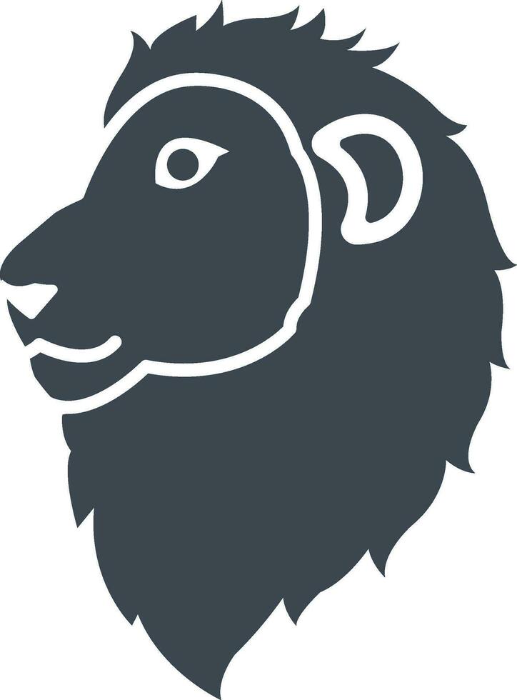 Lion icon vector illustration