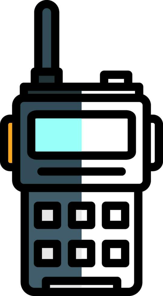 Walkie Talkie Vector Icon Design