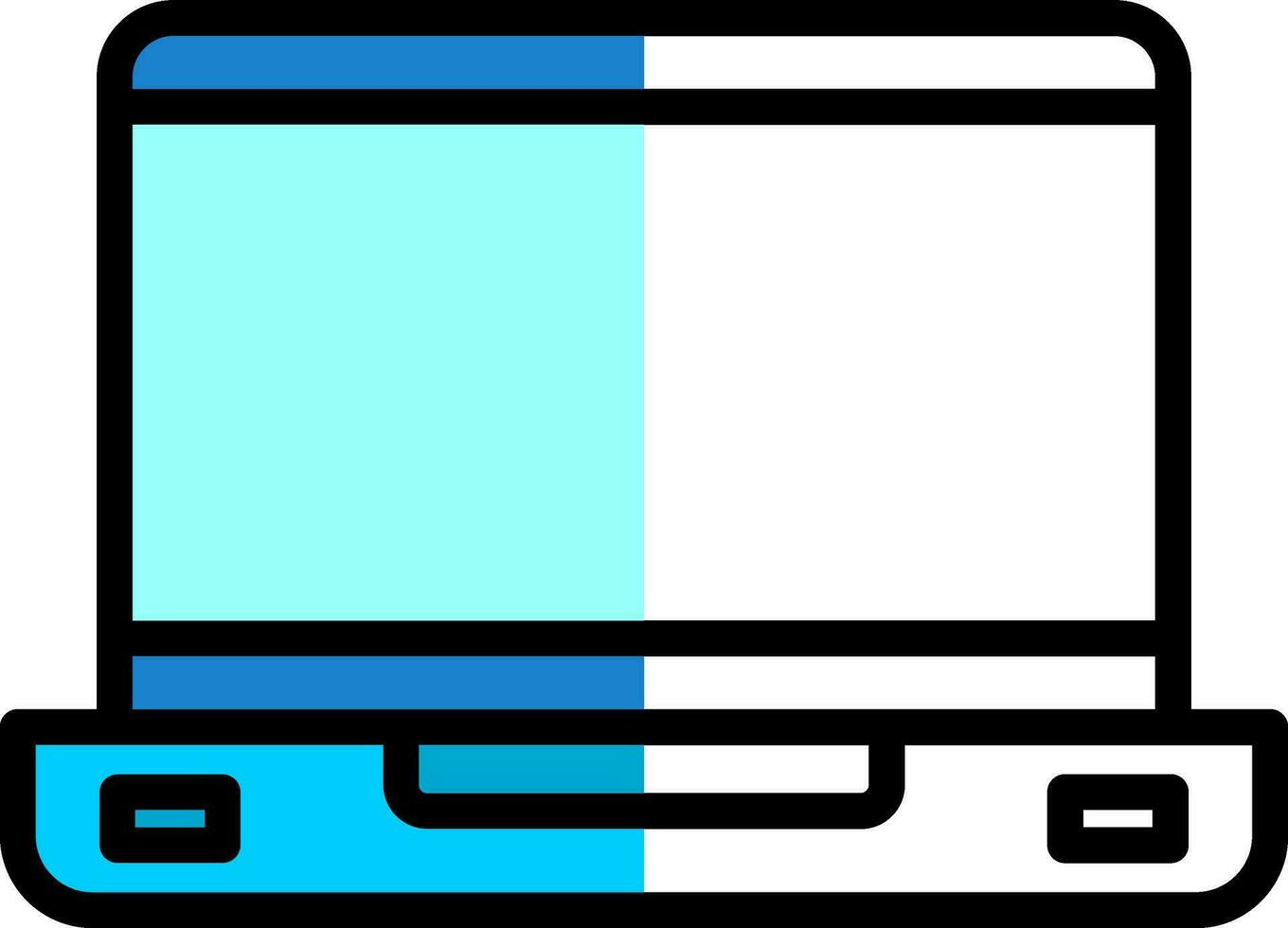Laptop Vector Icon Design