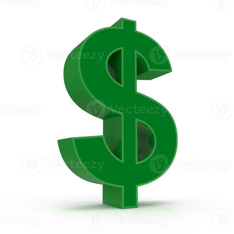 Green Dollar Symbol photo