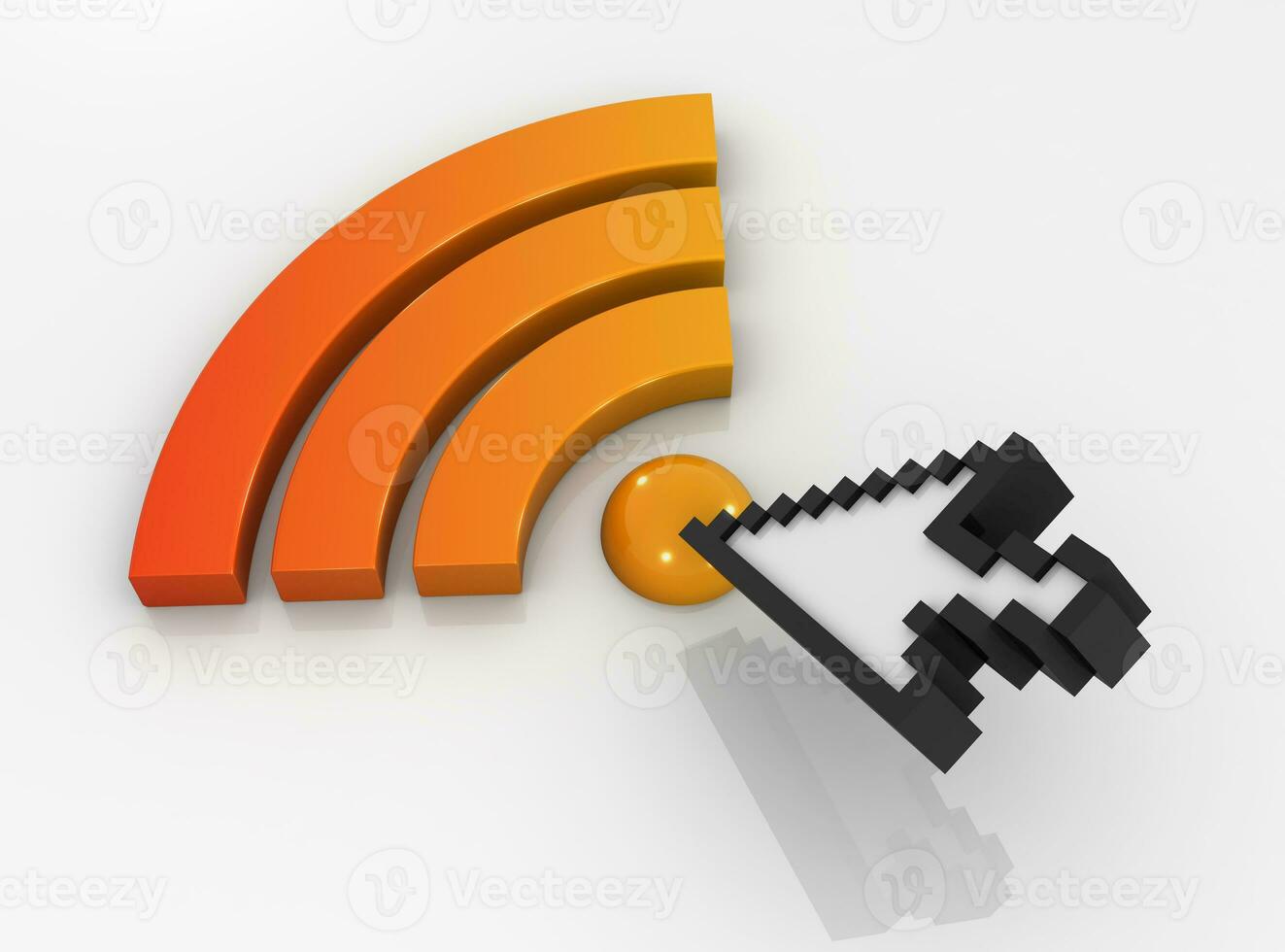 Rss icon and cursor photo