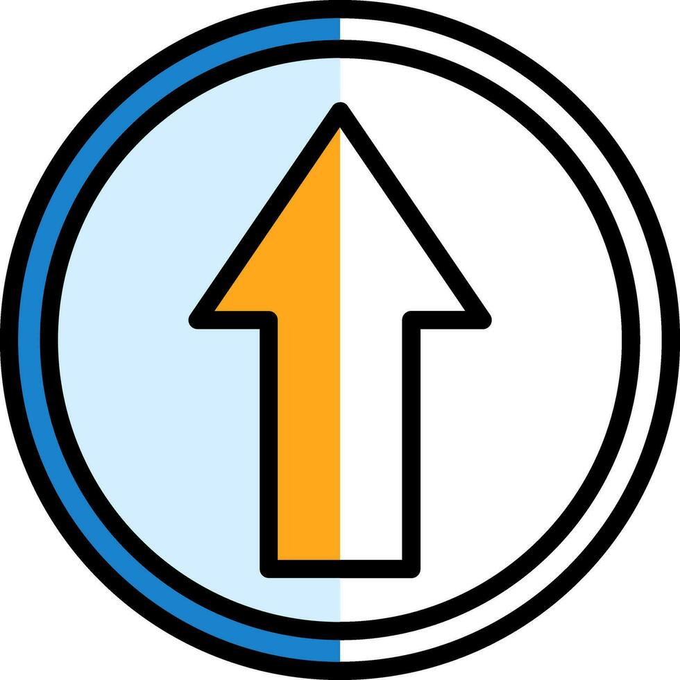 Up Arrow Vector Icon Design