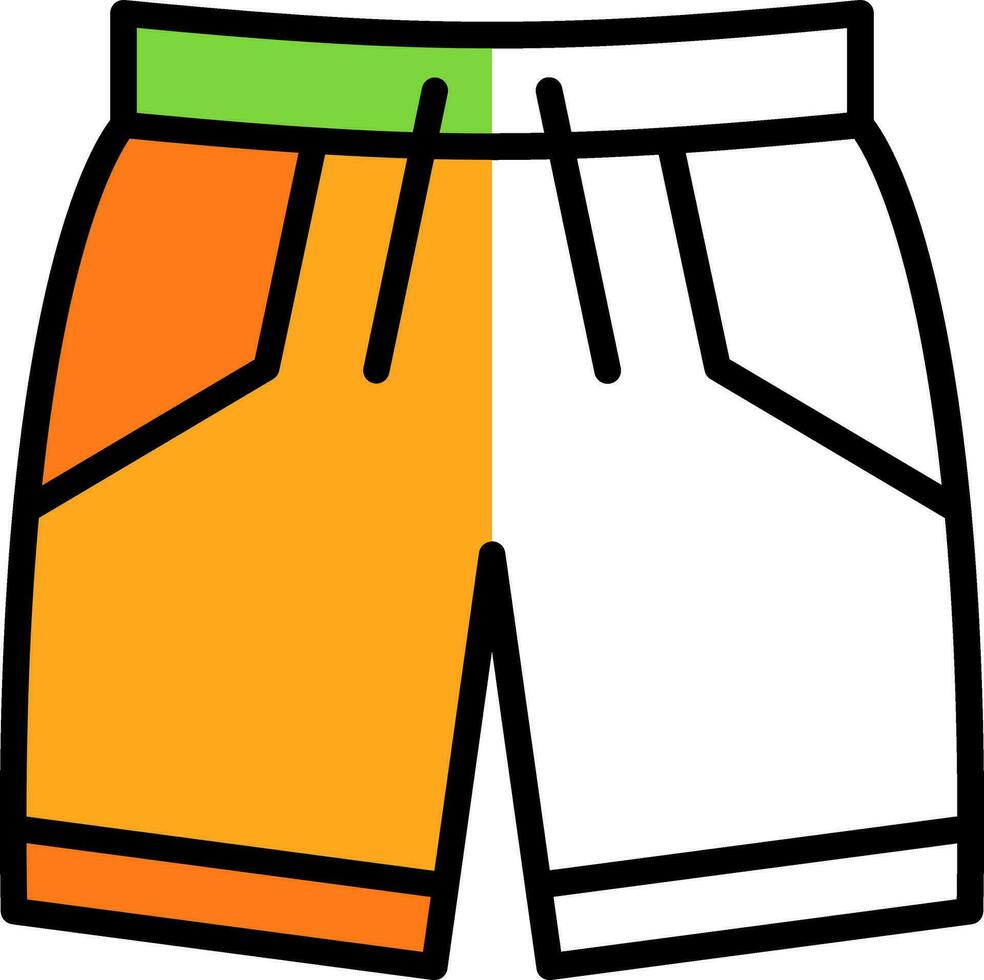 Swimming Trunks Vector Icon Design