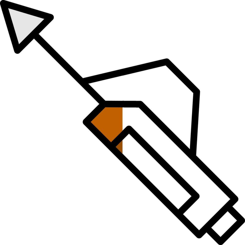 Harpoon Vector Icon Design