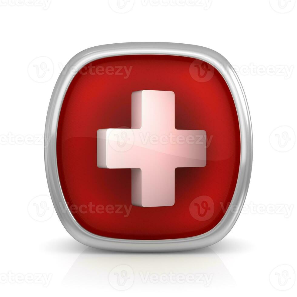 First aid button photo