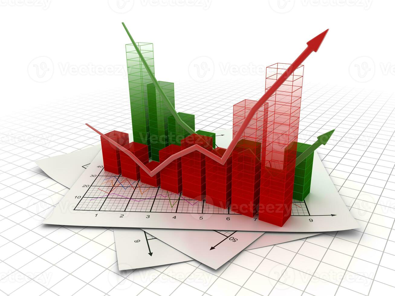 Business chart concept photo