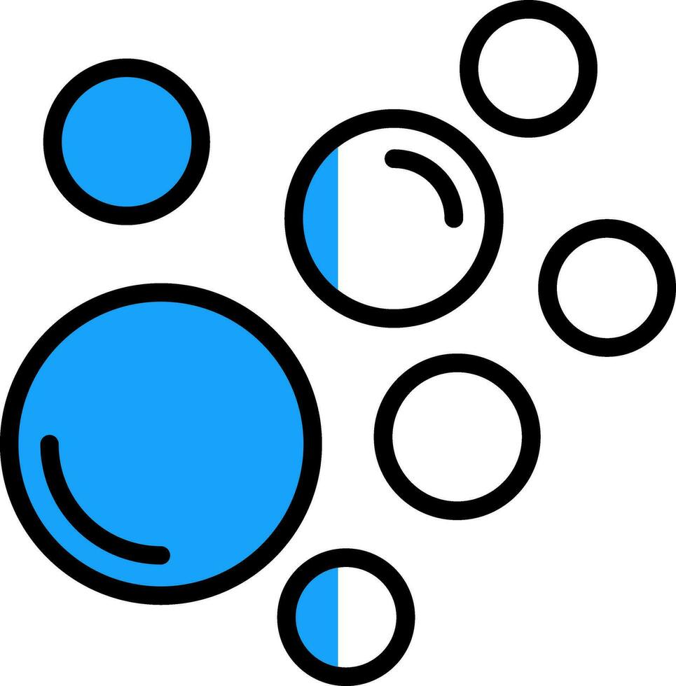 Bubbles Vector Icon Design