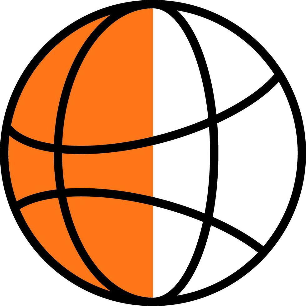 Basketball Vector Icon Design