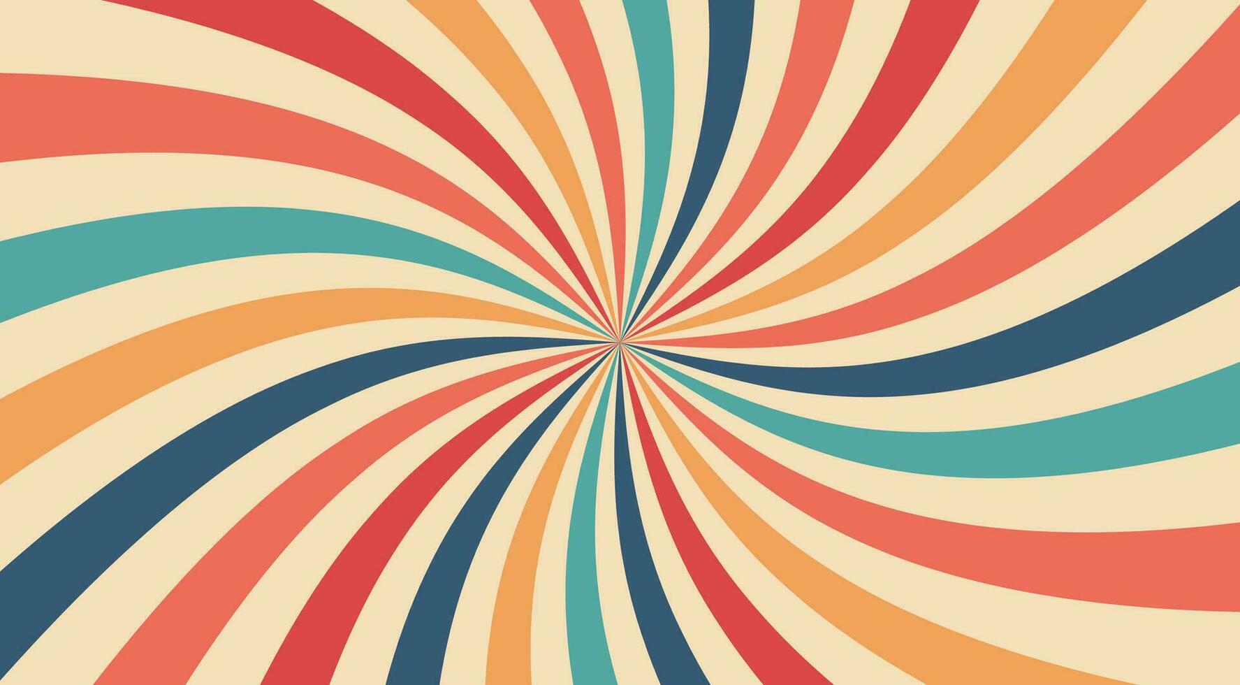 Carnival or circus retro sunlight rays background vector