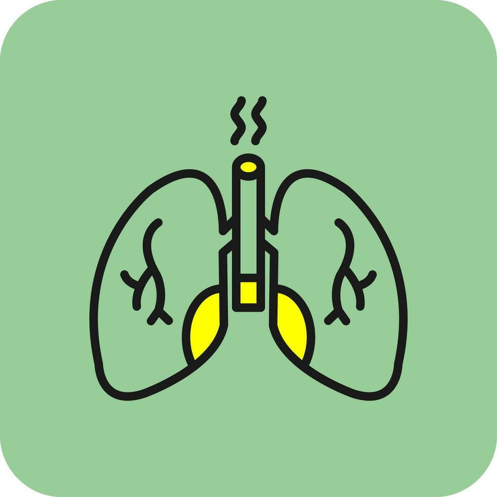 Lungs Vector Icon Design