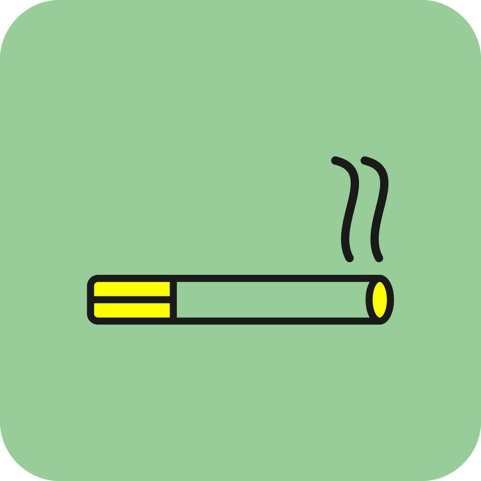 Cigarette Vector Icon Design