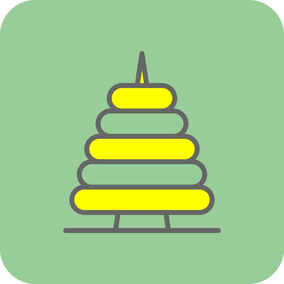 Rings Vector Icon Design