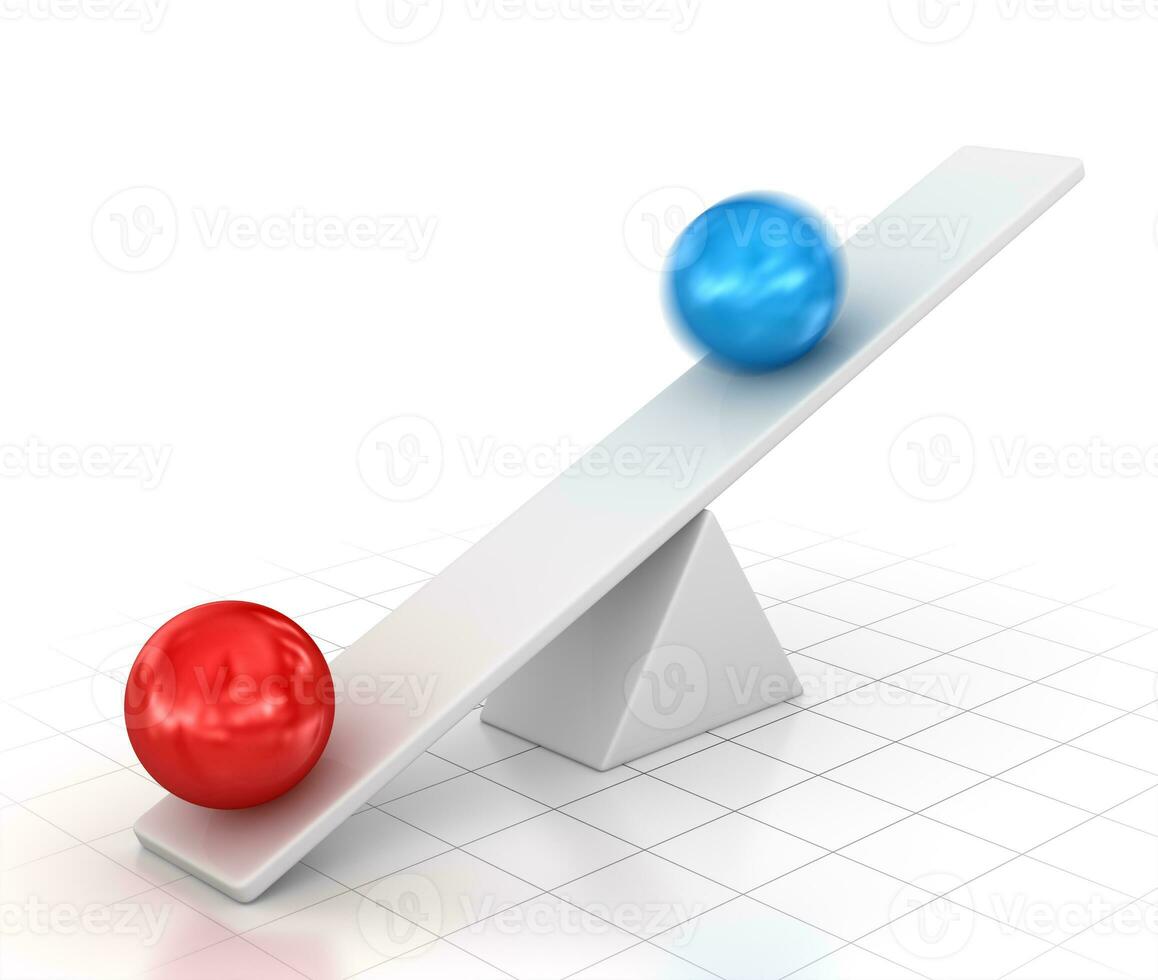 Balance with ball photo
