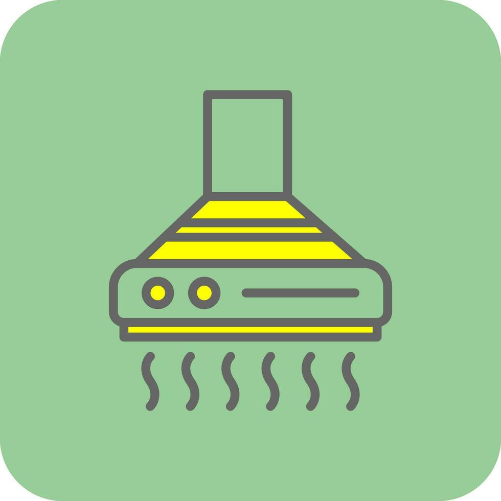 Extractor Hood Vector Icon Design