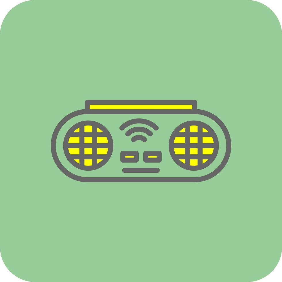 Portable Speaker Vector Icon Design