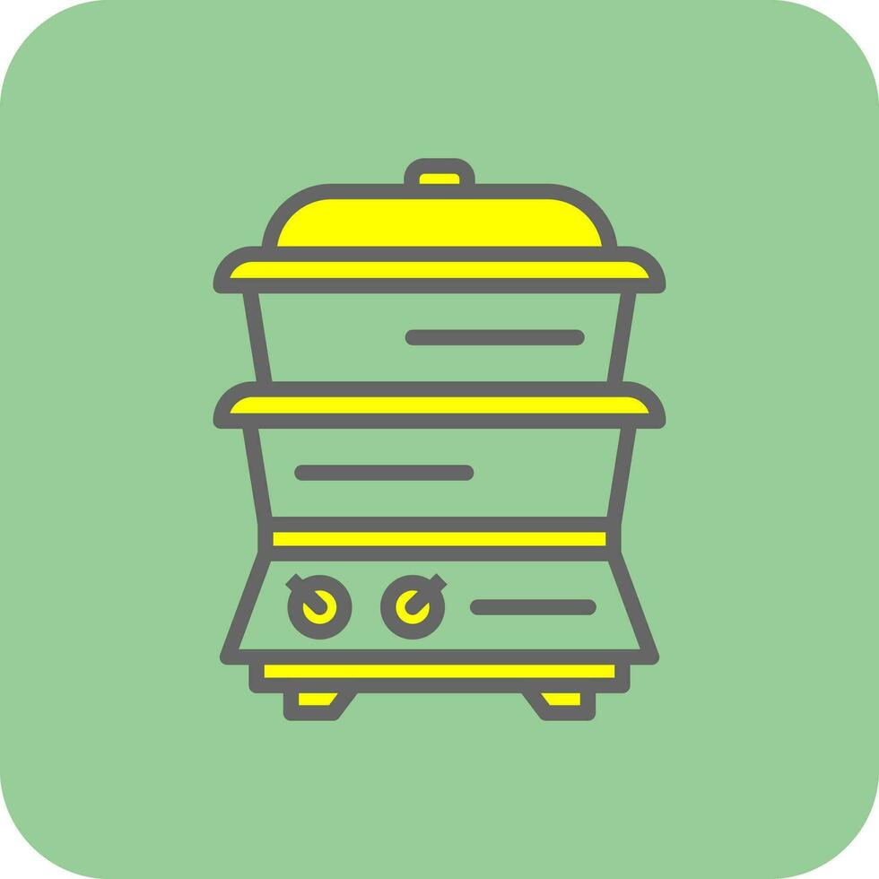 Steamer Vector Icon Design