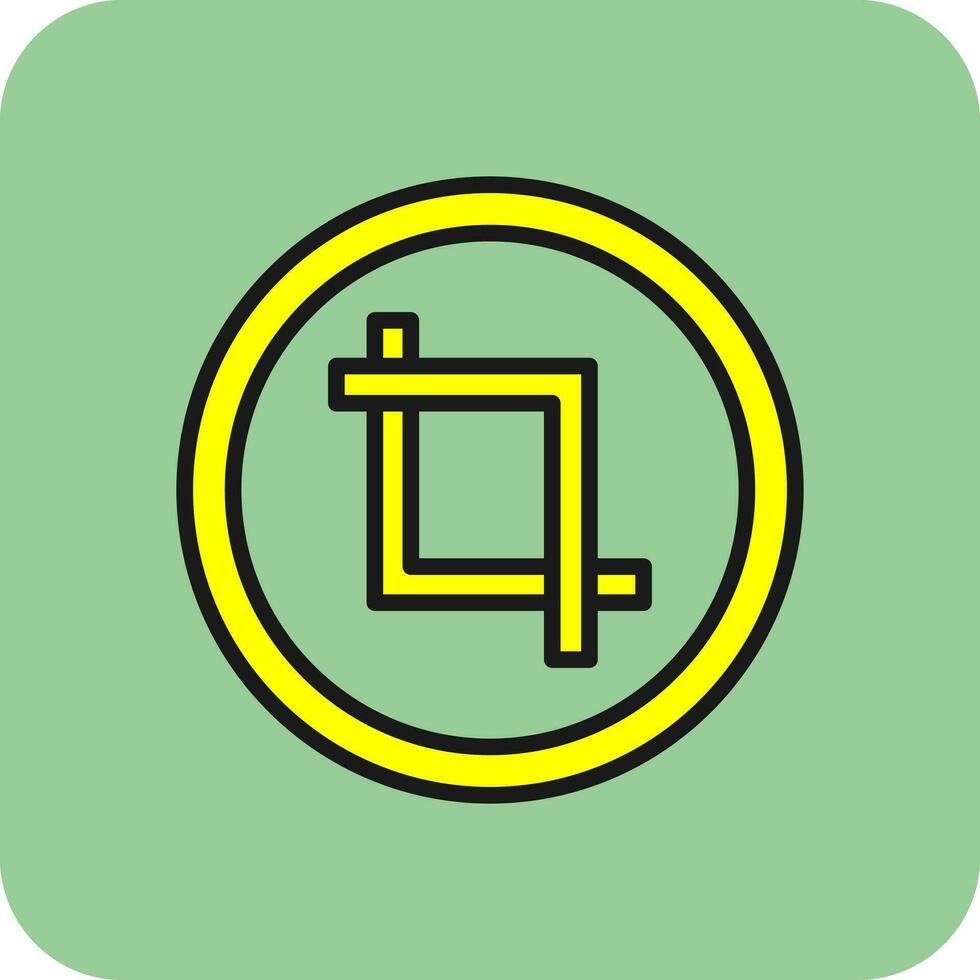 Crop Vector Icon Design