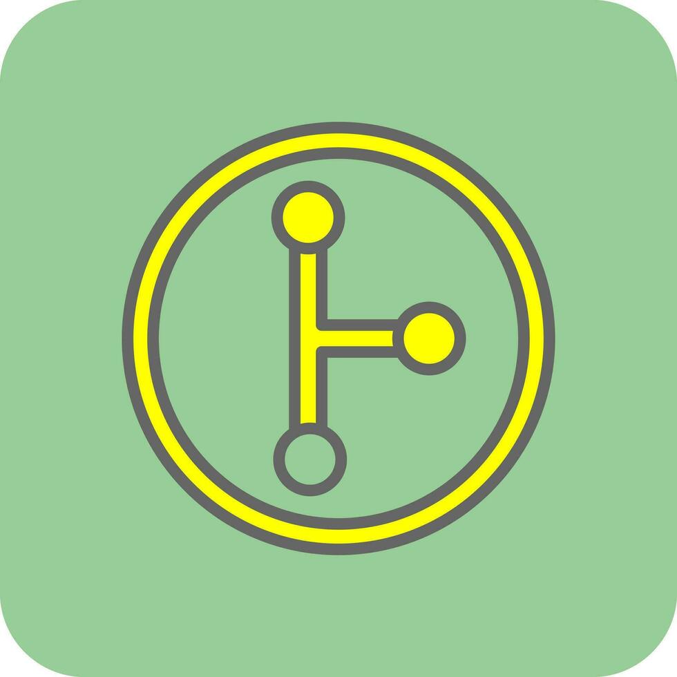 Merge Vector Icon Design