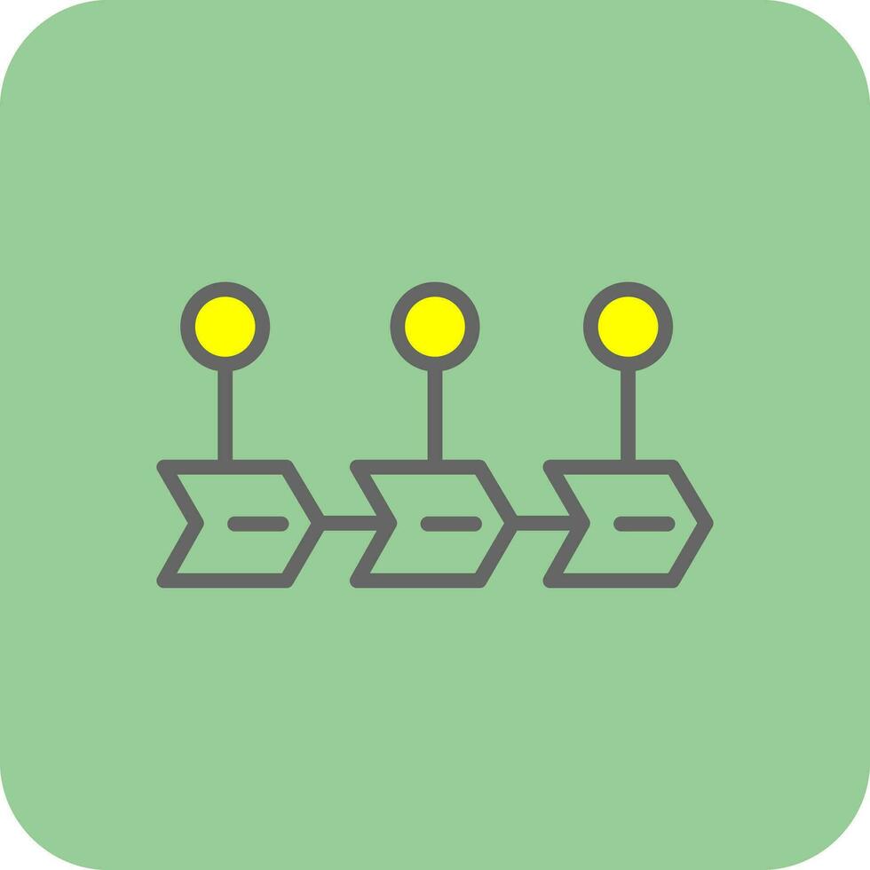 Value Chain Vector Icon Design