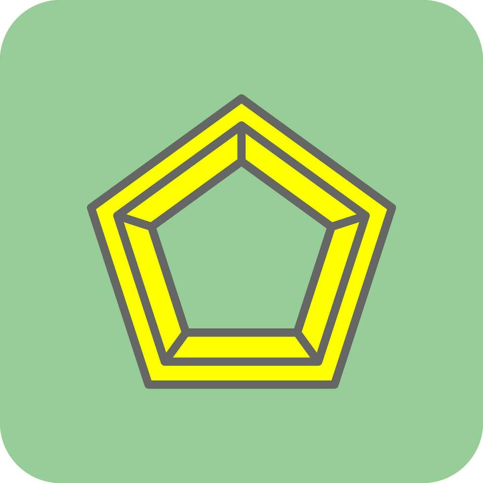 Pentagon Vector Icon Design