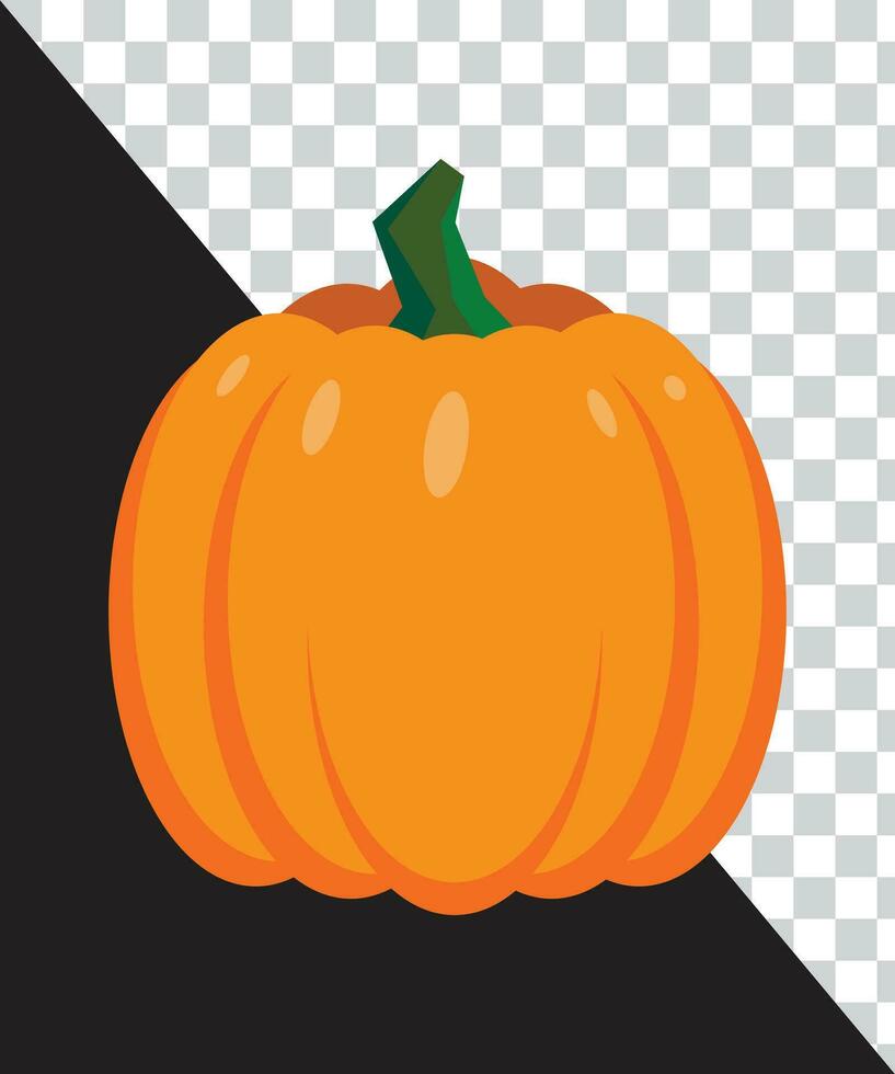 Víspera de Todos los Santos otoño calabaza vector ilustración