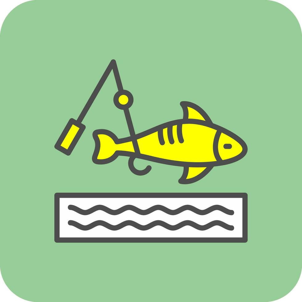 Fishing Vector Icon Design