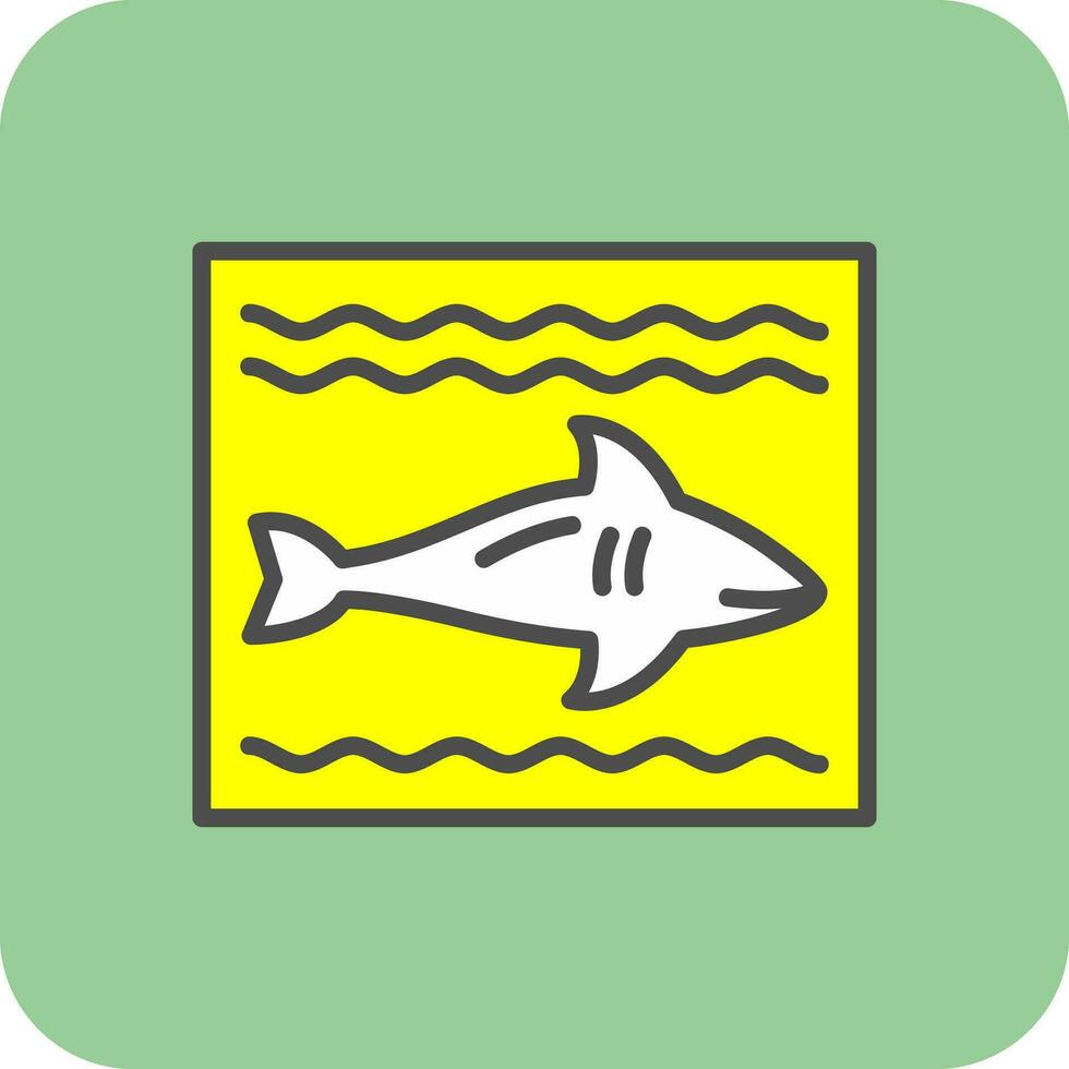 Shark Vector Icon Design