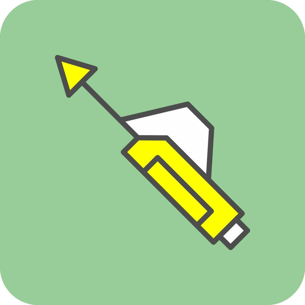 Harpoon Vector Icon Design