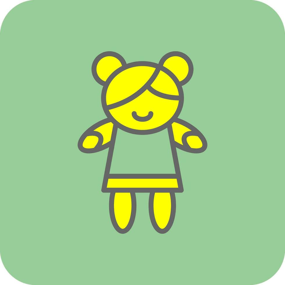 Girl Vector Icon Design