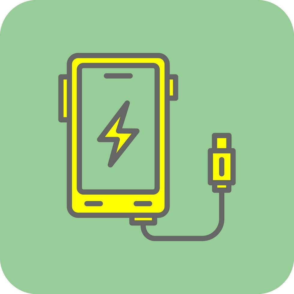 Wireless Charger Vector Icon Design