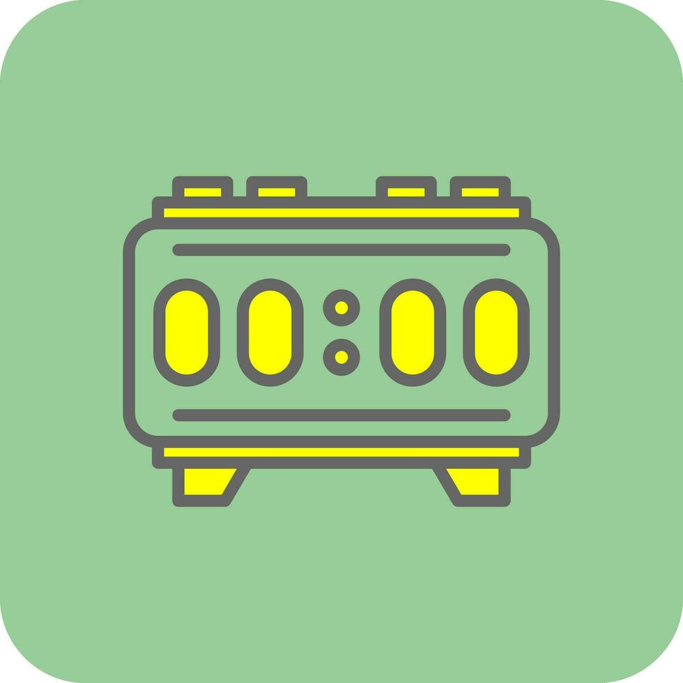 Digital Alarm Vector Icon Design