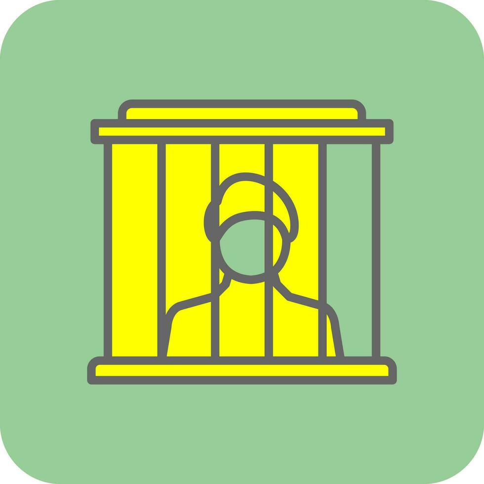 Prisoner Vector Icon Design