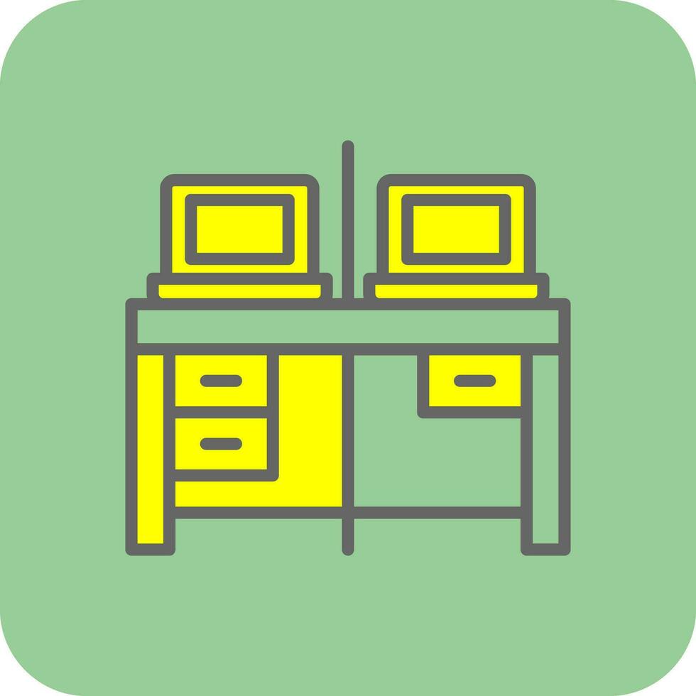 Work Space Vector Icon Design