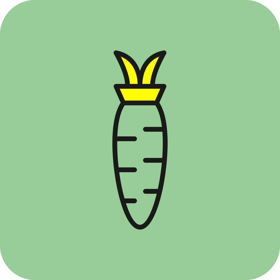 Carrot Vector Icon Design