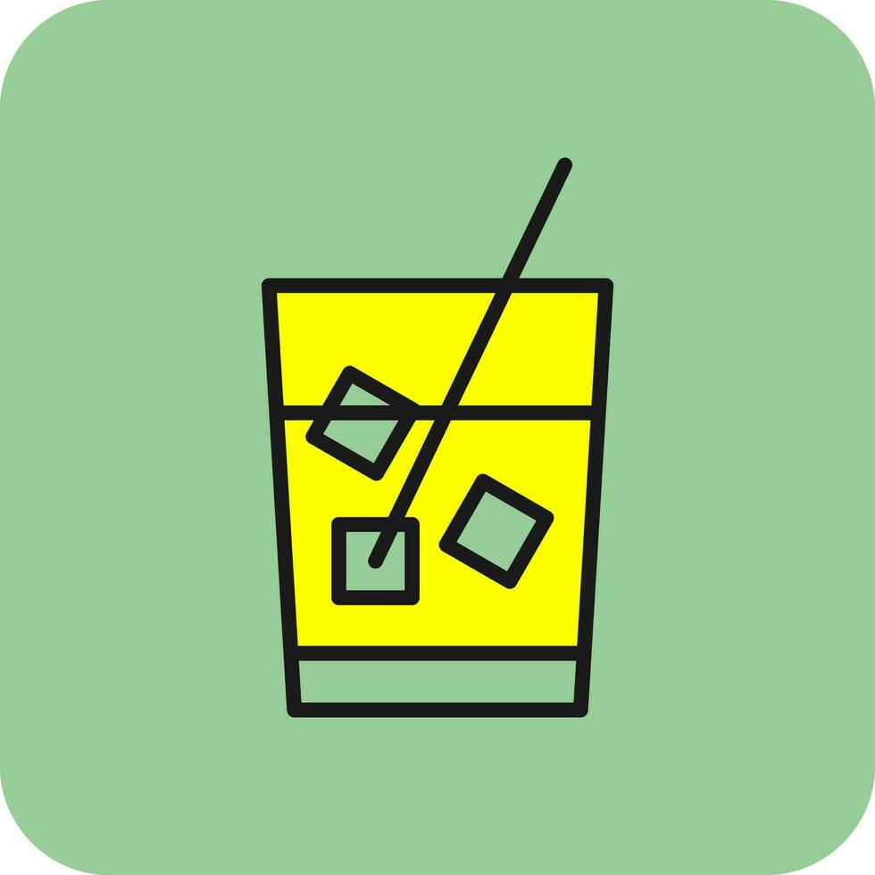 Cold Drinks Vector Icon Design
