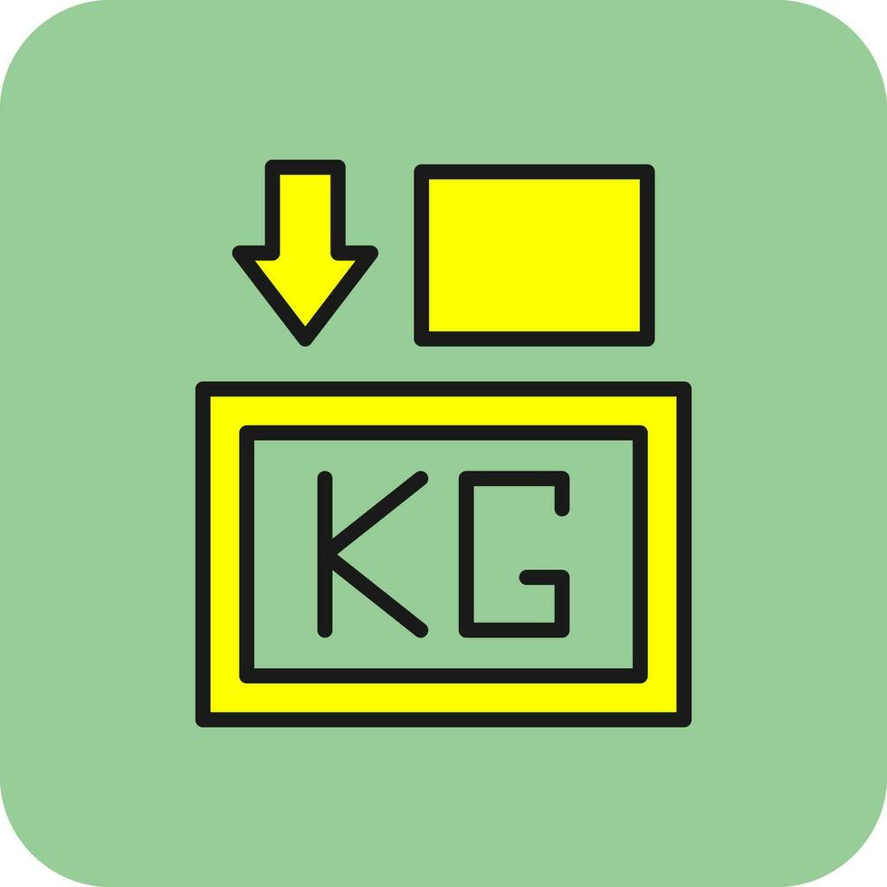 Weight Vector Icon Design