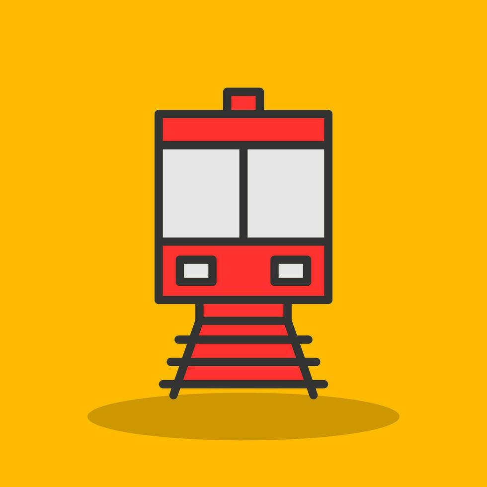 diseño de icono de vector de tren