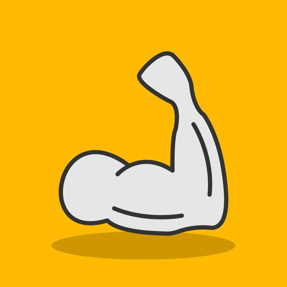 Muscle Vector Icon Design