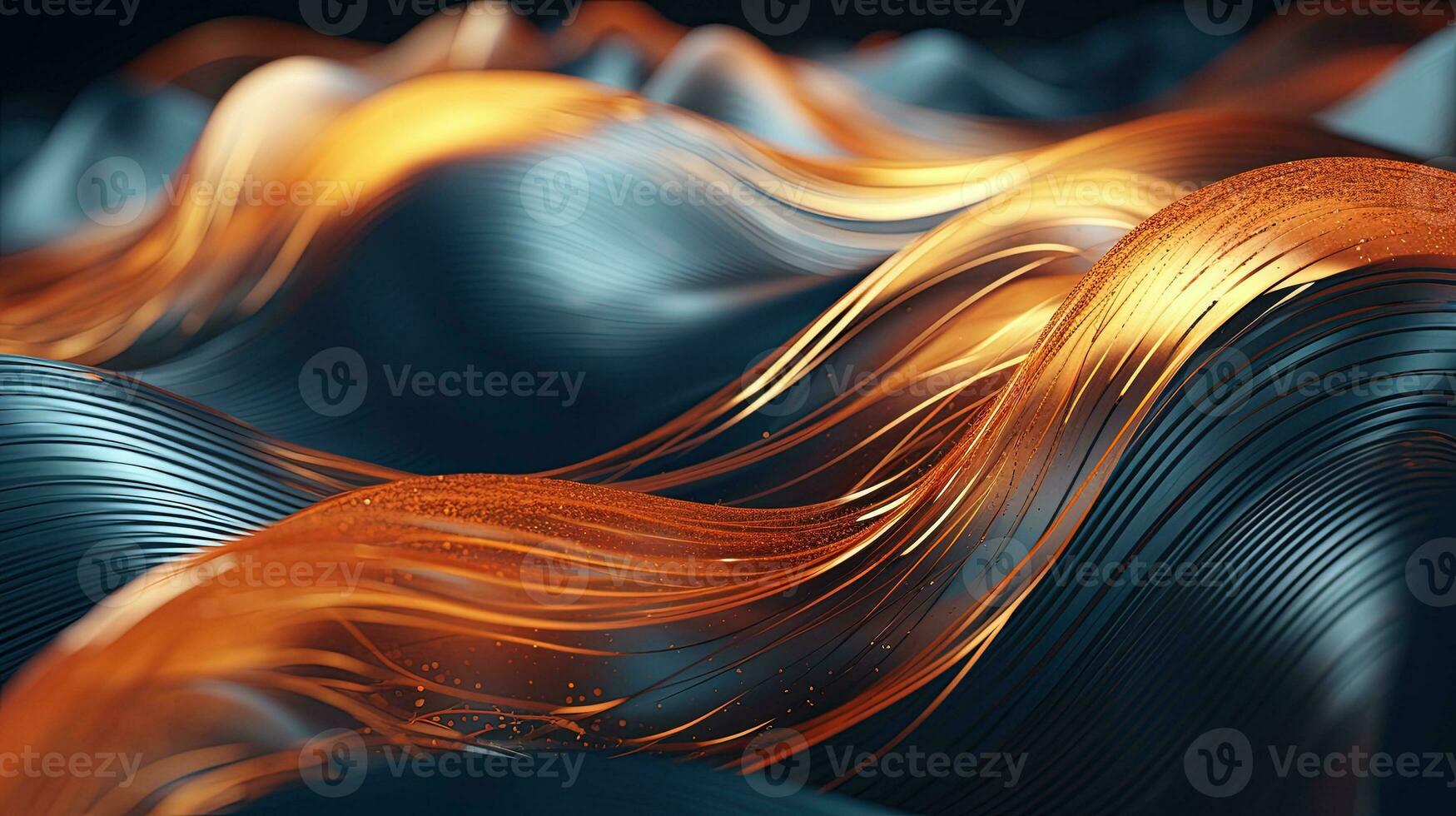 diagonal textile cascade, digital art illustration, Generative AI photo