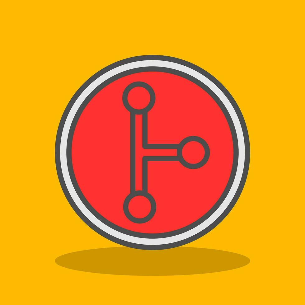 Merge Vector Icon Design