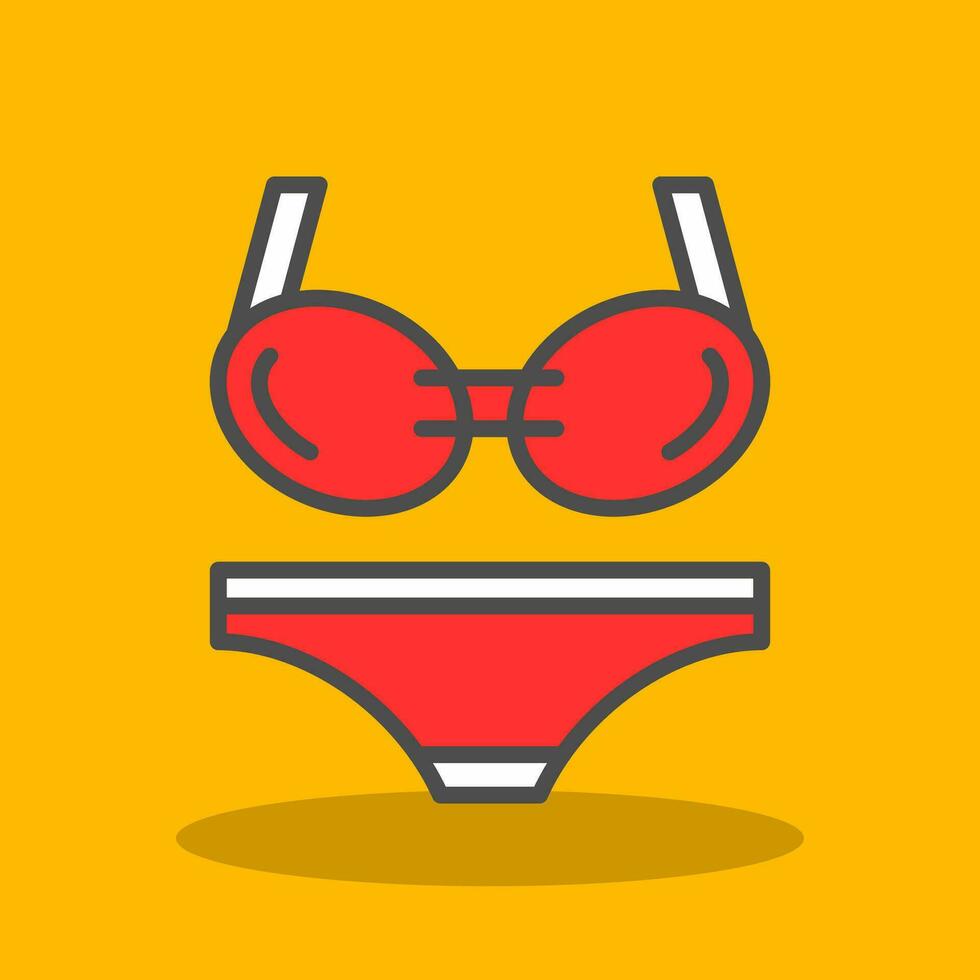 Bikini Vector Icon Design