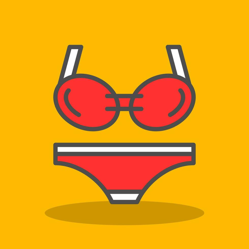 Bikini Vector Icon Design